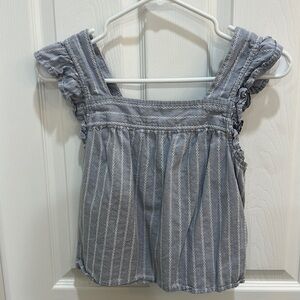 Madewell blue cross back tank XS